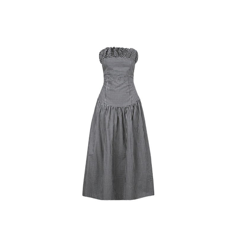 SORBET DRESS BLACK GINGHAM|4|6|8|10|12|14|16|18|20
