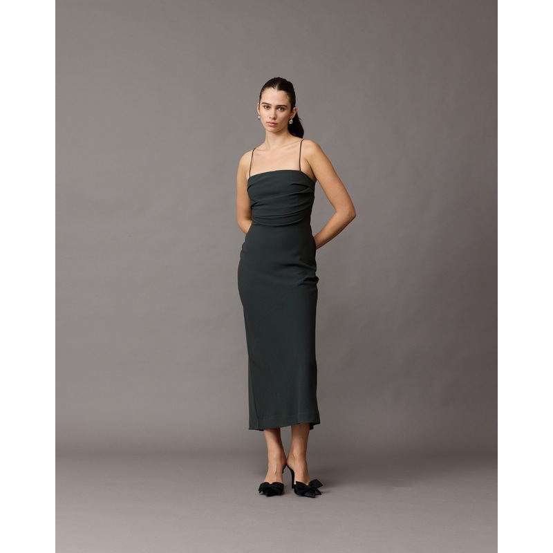 FIREBIRD BODICE DRESS GREEN GABLE