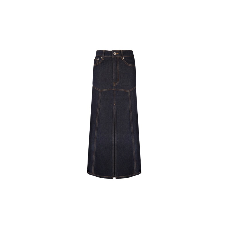 KURT DENIM SKIRT UNWASHED|4|6|8|10|12|14|16|18|20