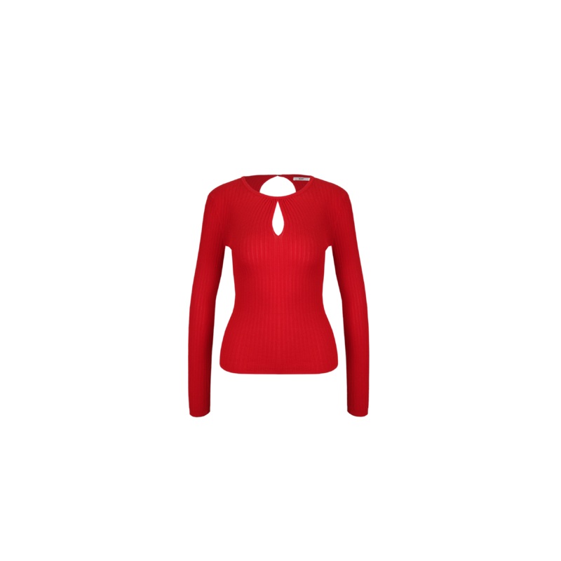WREN KNIT LONG SLEEVE CHERRY|4|6|8|10|12|14|16|18|20
