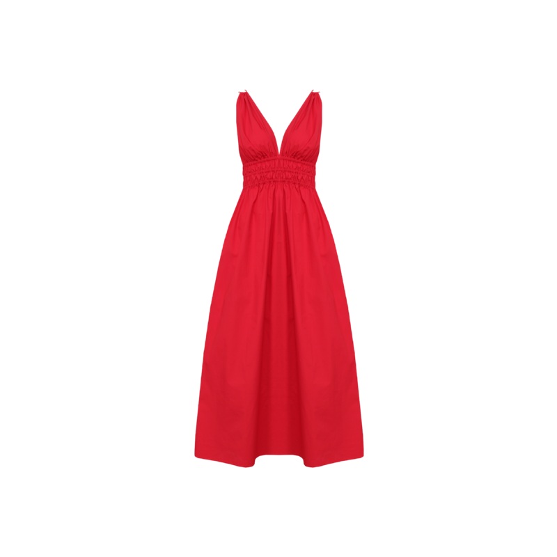 HERO MAXI DRESS CHERRY|4|6|8|10|12|14|16|18|20