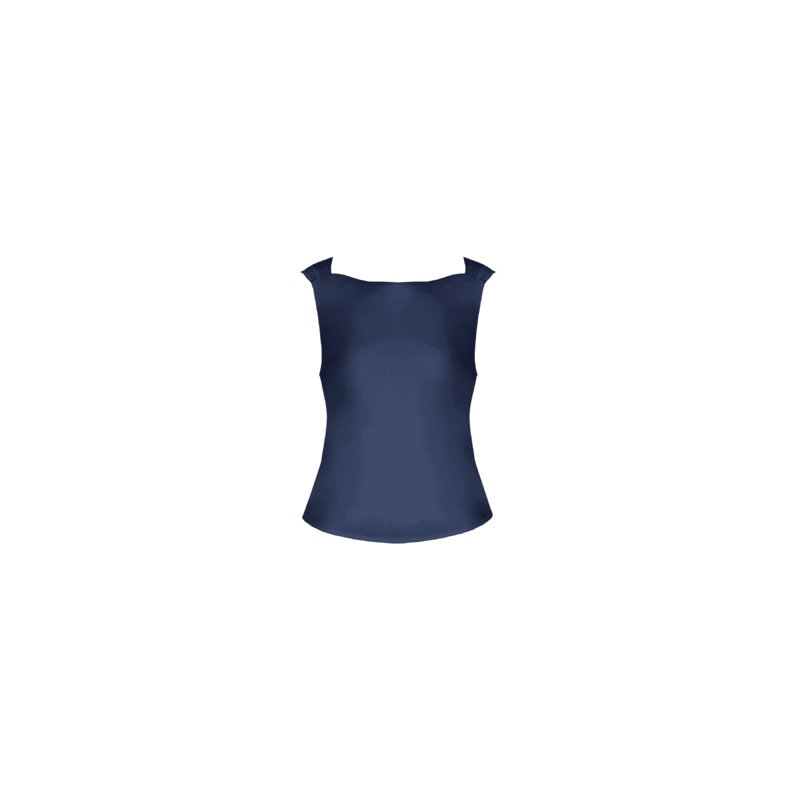 FIREBIRD COWL SLEEVELESS TOP MULHOLLAND NAVY