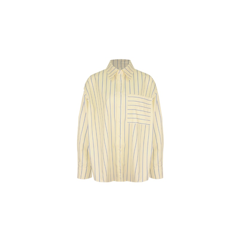 IDA SHIRT BUTTER NAVY STRIPE|4|6|8|10|12|14|16|18|20