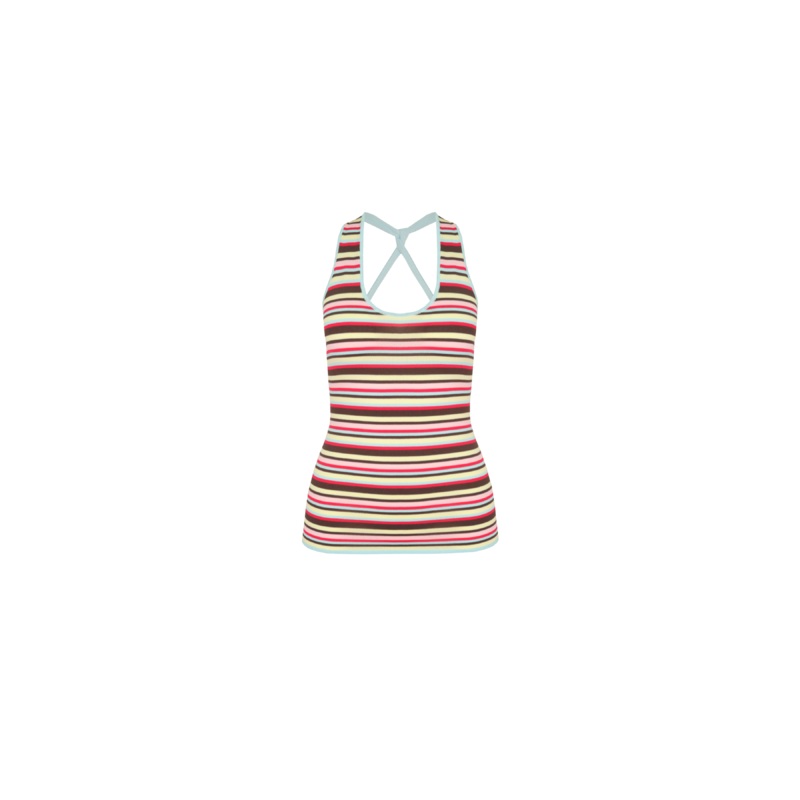 MARLA HALTER TOP CANDY STRIPE|4|6|8|10|12|14|16