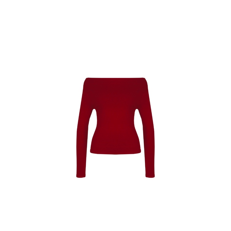 EMMA KNIT LONG SLEEVE SANGRIA|4|6|8|10|12|14|16|18|20
