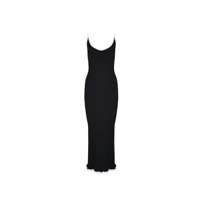 RINA DRESS BLACK WHITE|4|6|8|10|12|14|16|18