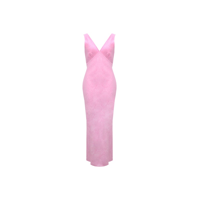 ESME LINEN SLIP DRESS PINK|4|6|8|10|12|14|16|18|20