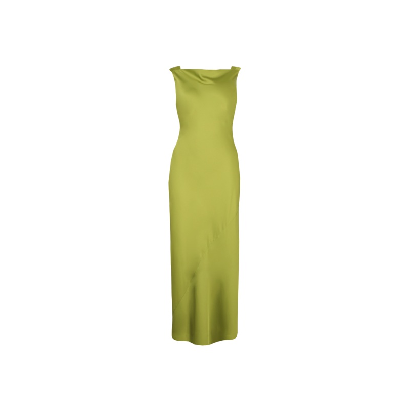 FIREBIRD COWL GOWN PEA GREEN|4|6|8|10|12|14|16|18|20