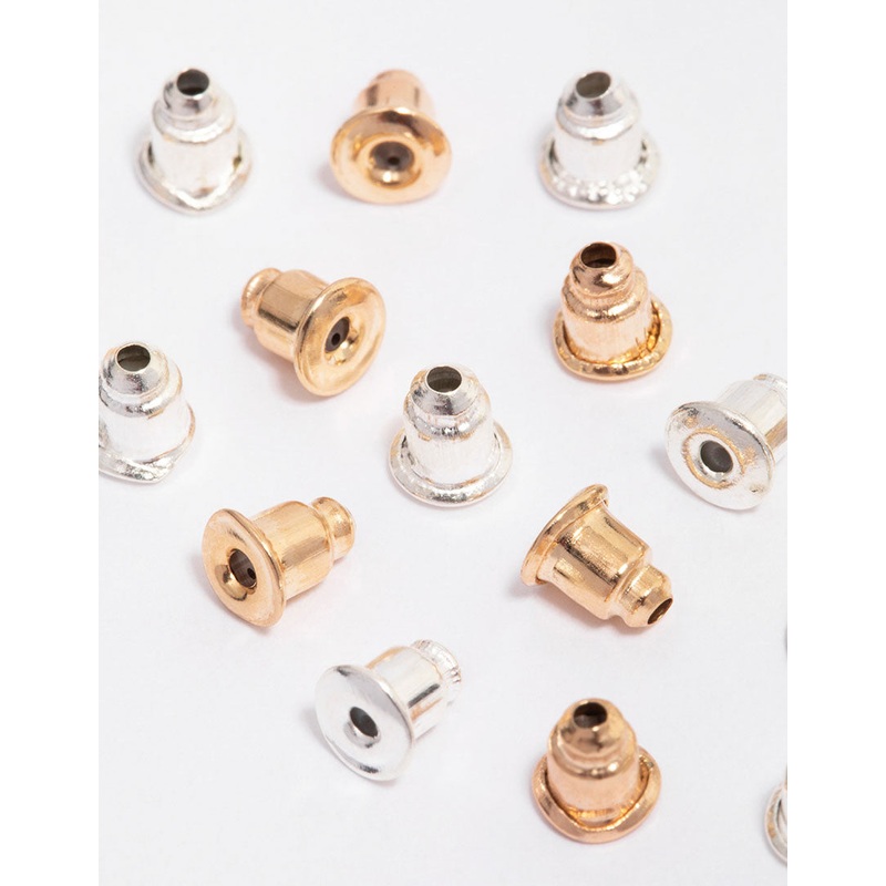 Gold & Silver Mixed Earring Backing Kit