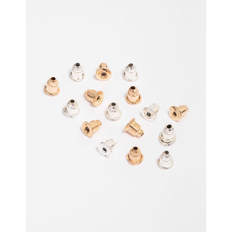 Gold & Silver Mixed Earring Backing Kit