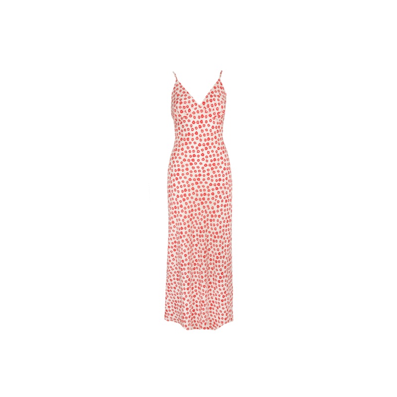 KAARINA SILK SLIP RED DAISY|4|6|8|10|12|14|16|18|20