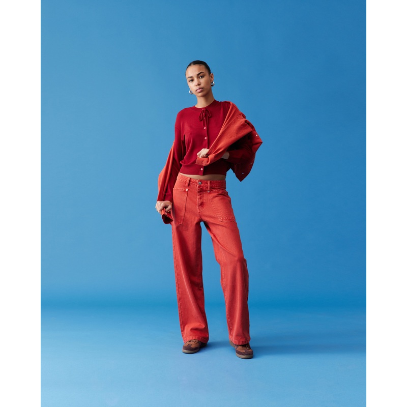 EMMA CARDIGAN SANGRIA|4|6|8|10|12|14|16|18|20