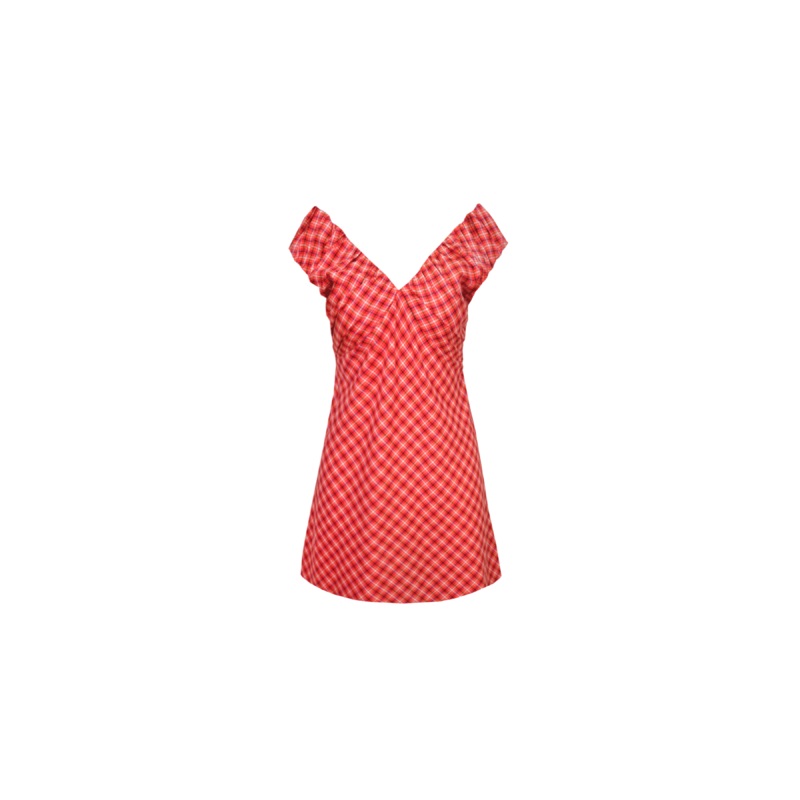 RAQUEL MINI DRESS RED TARTAN|4|6|8|10|12|14|16|18|20