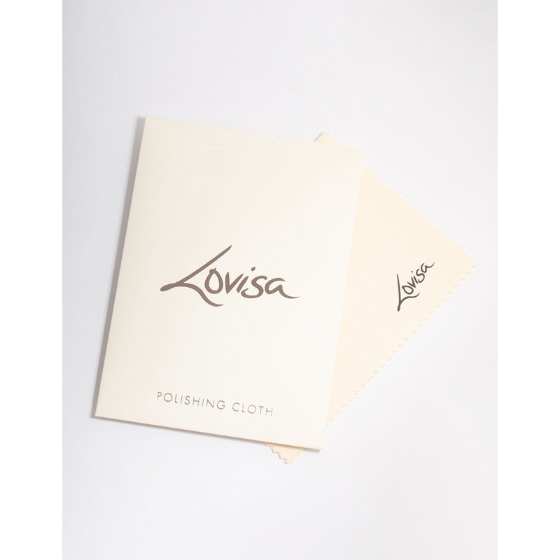 Cream Fabric Polishing Cloth