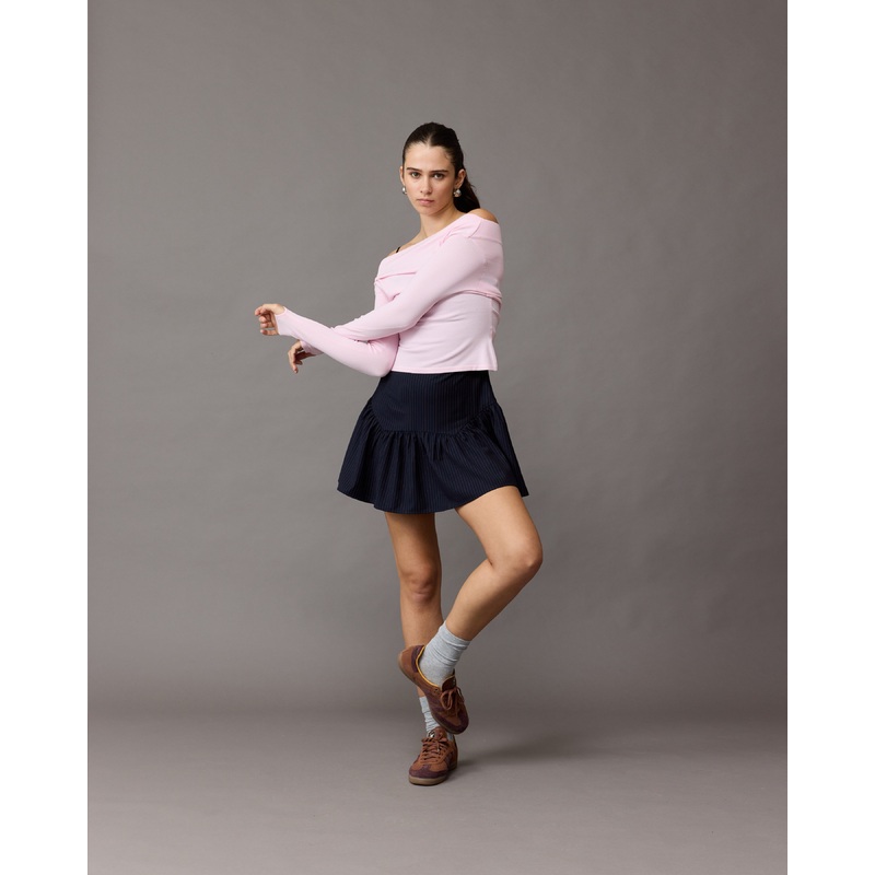 EMMA KNIT LONG SLEEVE PINK|4|6|8|10|12|14|16|18|20