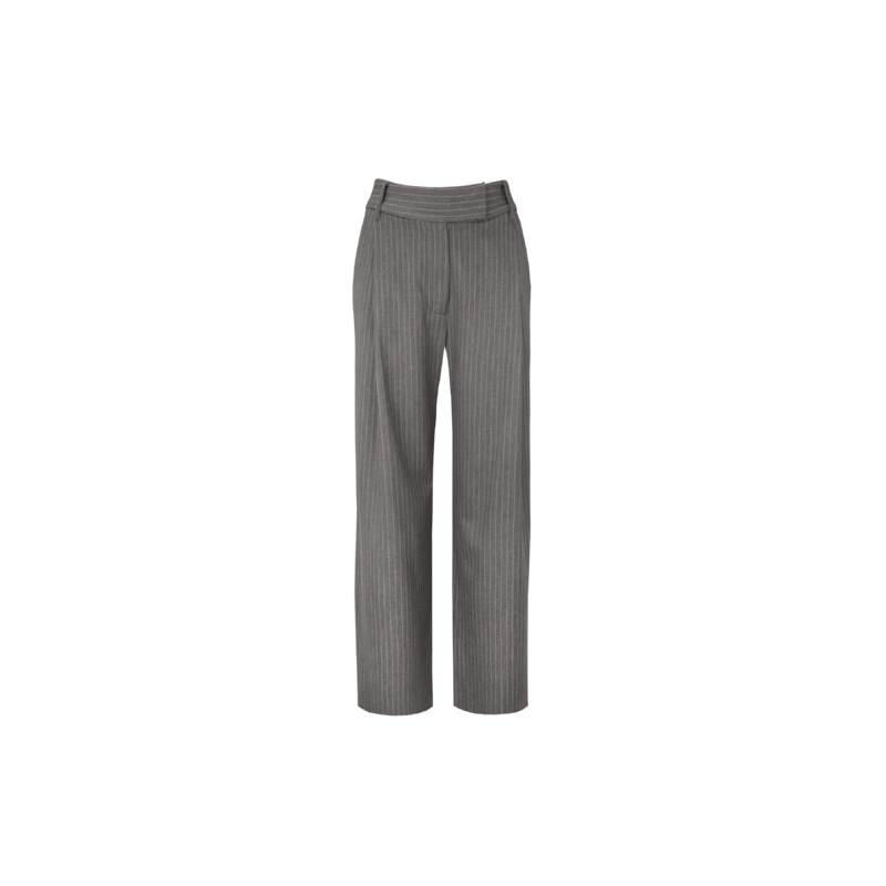 RUE TROUSER CHARCOAL PINSTRIPE