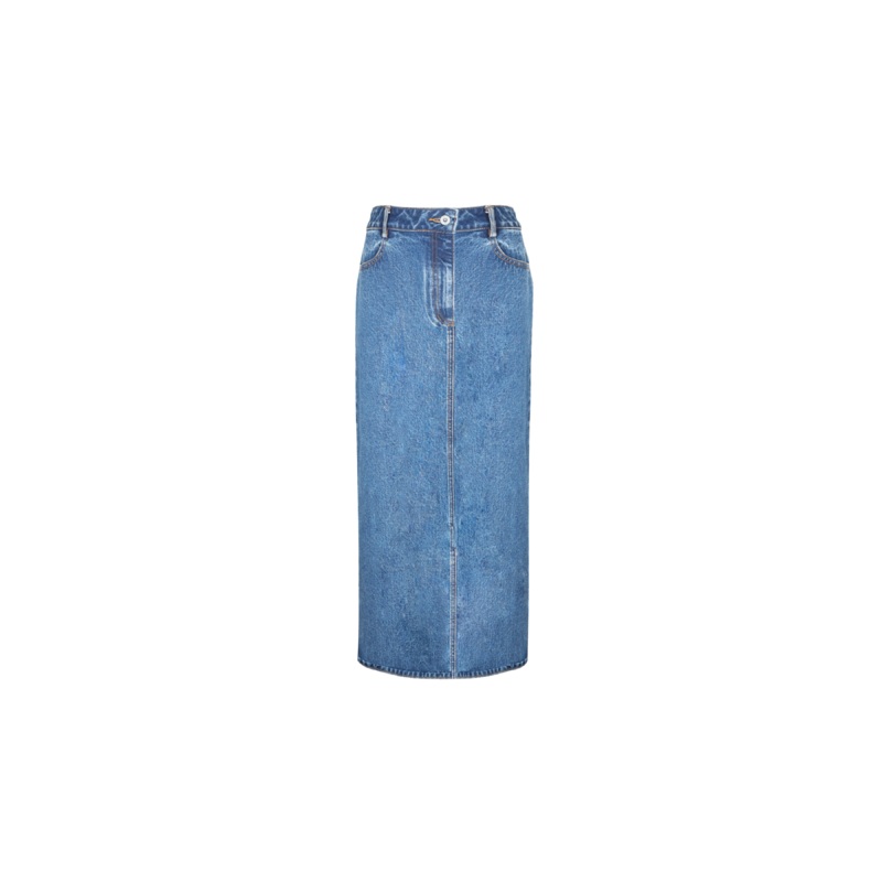 SUBLIME DENIM MAXI SKIRT INDIGO