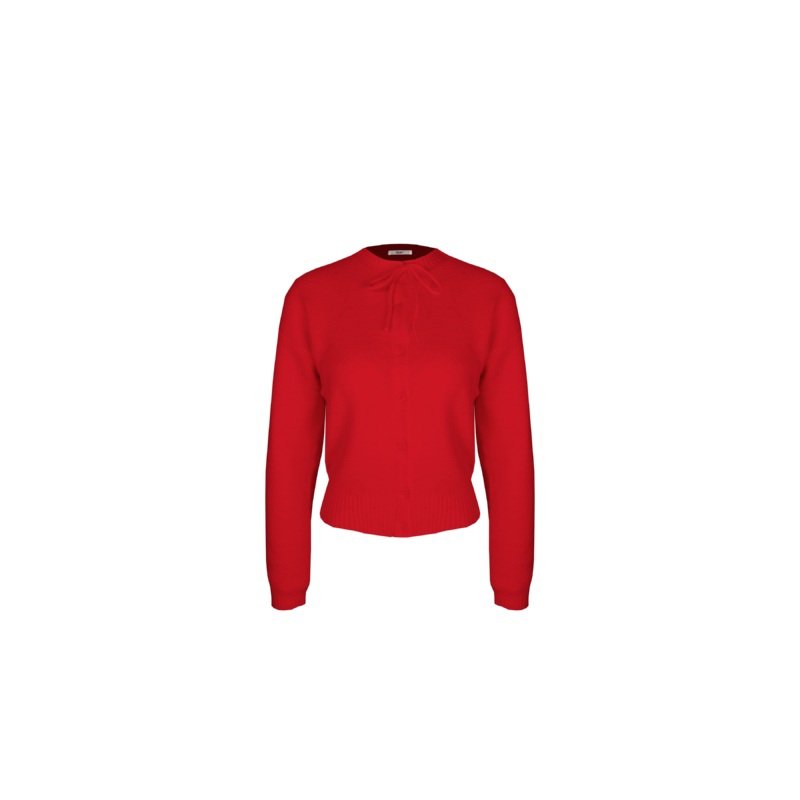 ANNIE CARDIGAN CHERRY RED|4|6|8|10|12|14|16|18|20