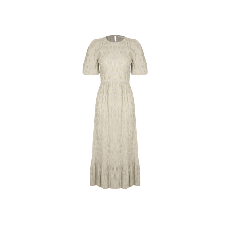 CECILE DRESS OLIVE STRIPE|6|8|10|12|14|16|18|20|22|24