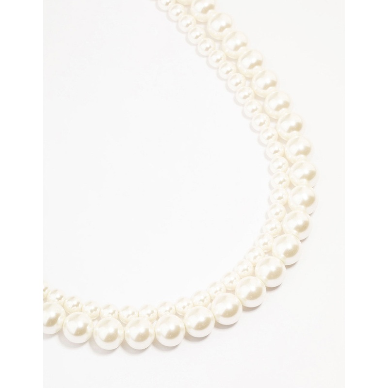 Gold Plated Freshwater Pearl Strand  Necklace