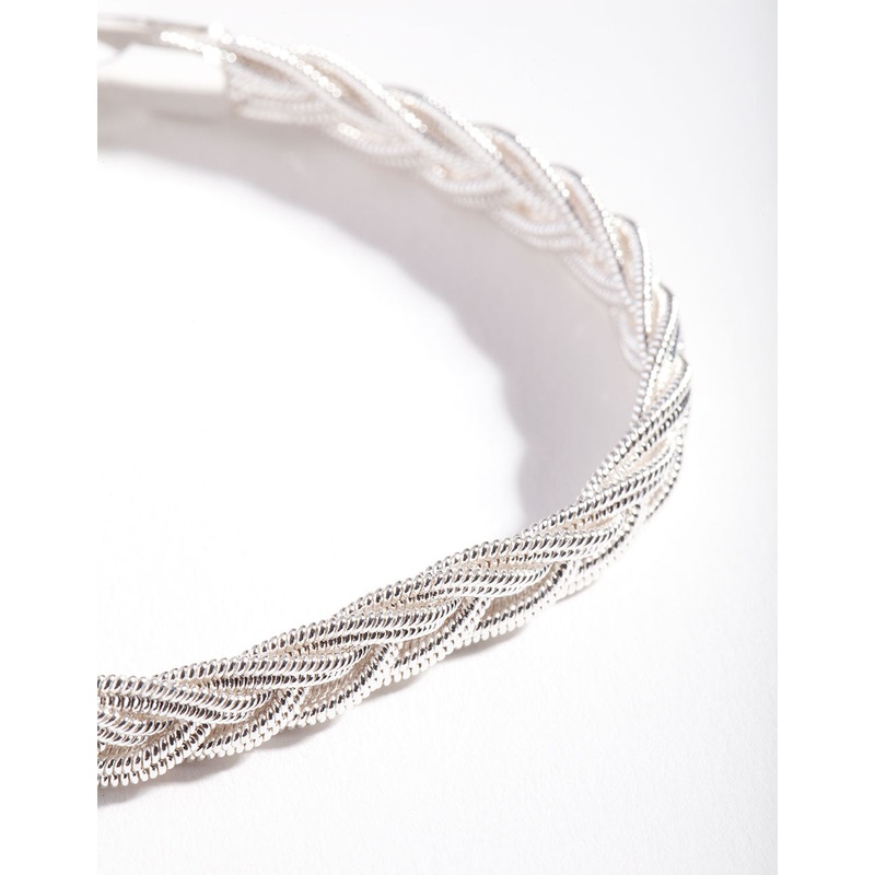 Silver Chain Rope Bracelet