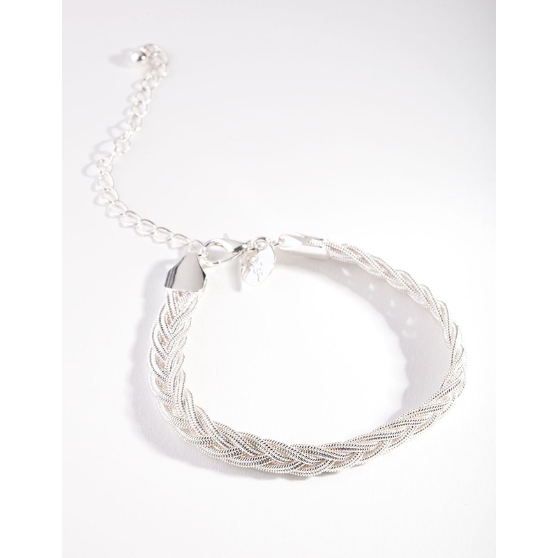 Silver Chain Rope Bracelet