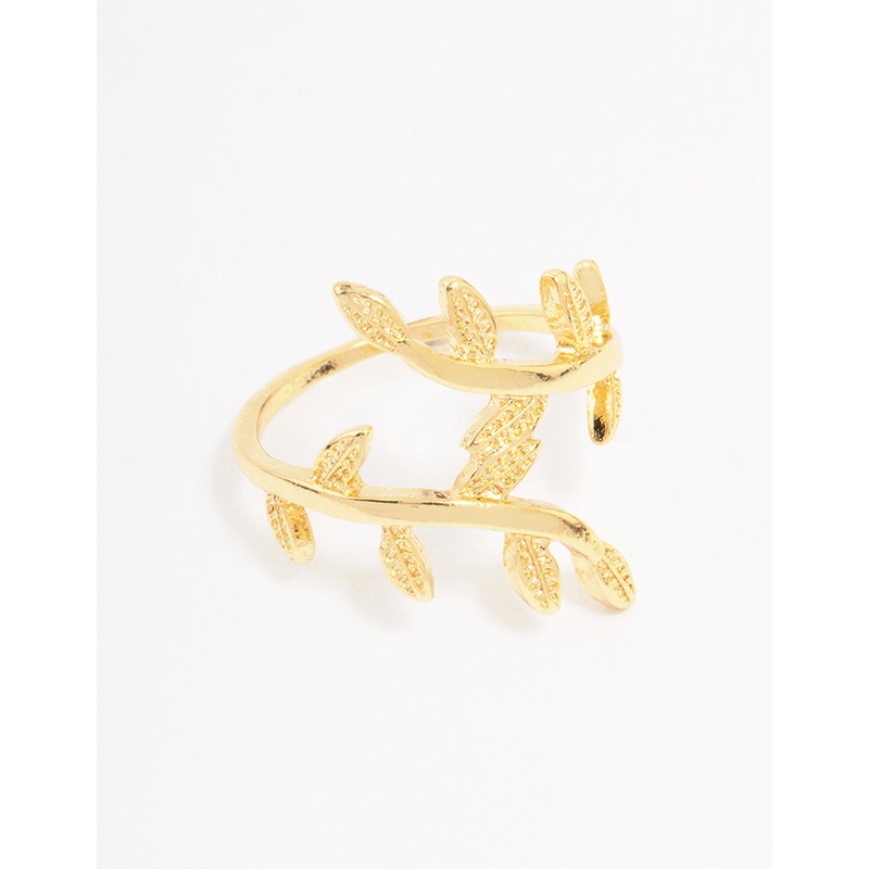 Gold Plated Vine Wrap Ring|SM|ML