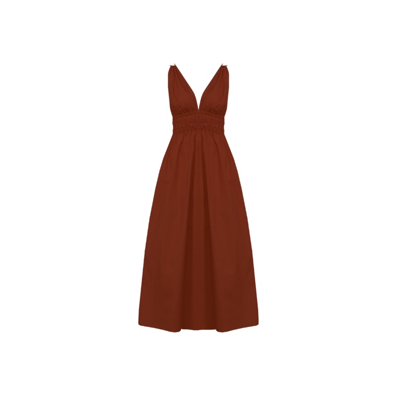 HERO MAXI DRESS CHOCOLATE|4|6|8|10|12|14|16|18|20