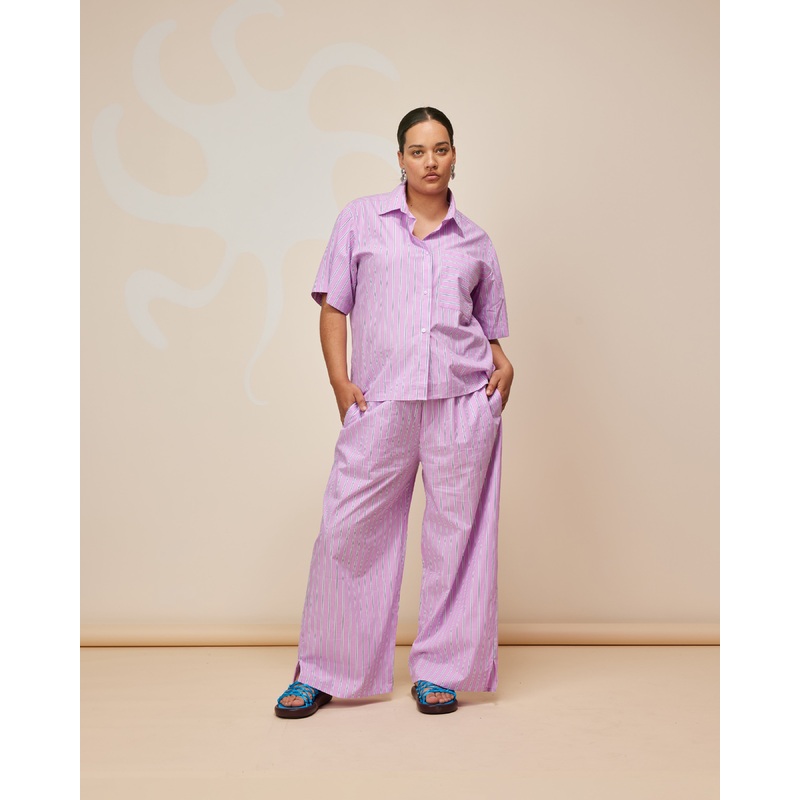 CASH PANT PINK STRIPE|4|6|8|10|12|14|16|18|20