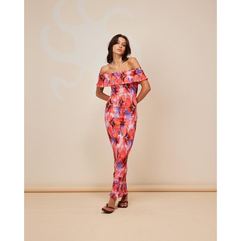 JAQUETTA DRESS POPPY FLORAL|4|6|8|10|12|14|16|18|20