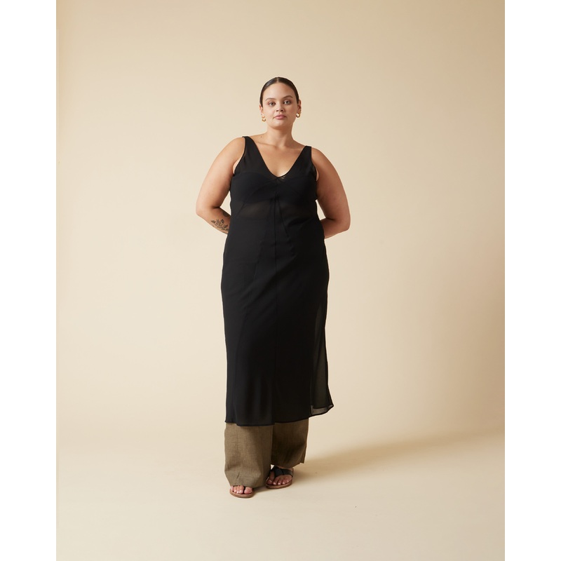 MAISIE DRESS BLACK|4|6|8|10|12|14|16|18|20