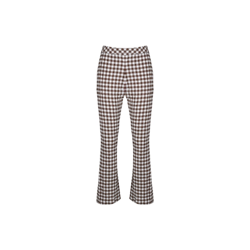 PRISM PANT BROWN GINGHAM|4|6|8|10|12|14|16|18|20
