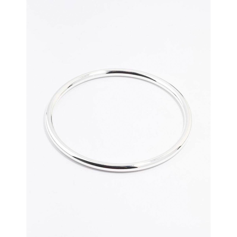 Silver Plated Round Core Bangle