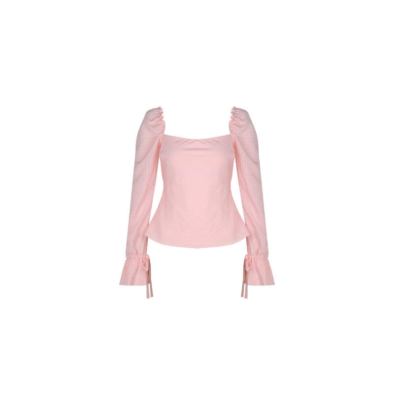 BON GINGHAM TOP PINK GINGHAM|4|6|8|10|12|14|16|18|20