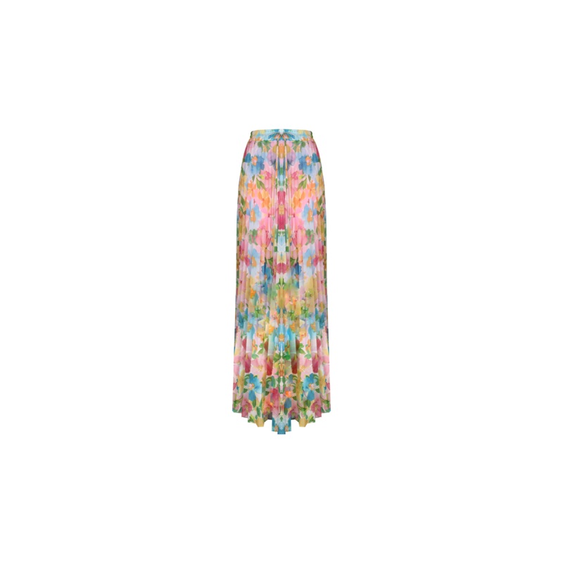 EMELIE PLEAT SKIRT LOLLY FLORAL