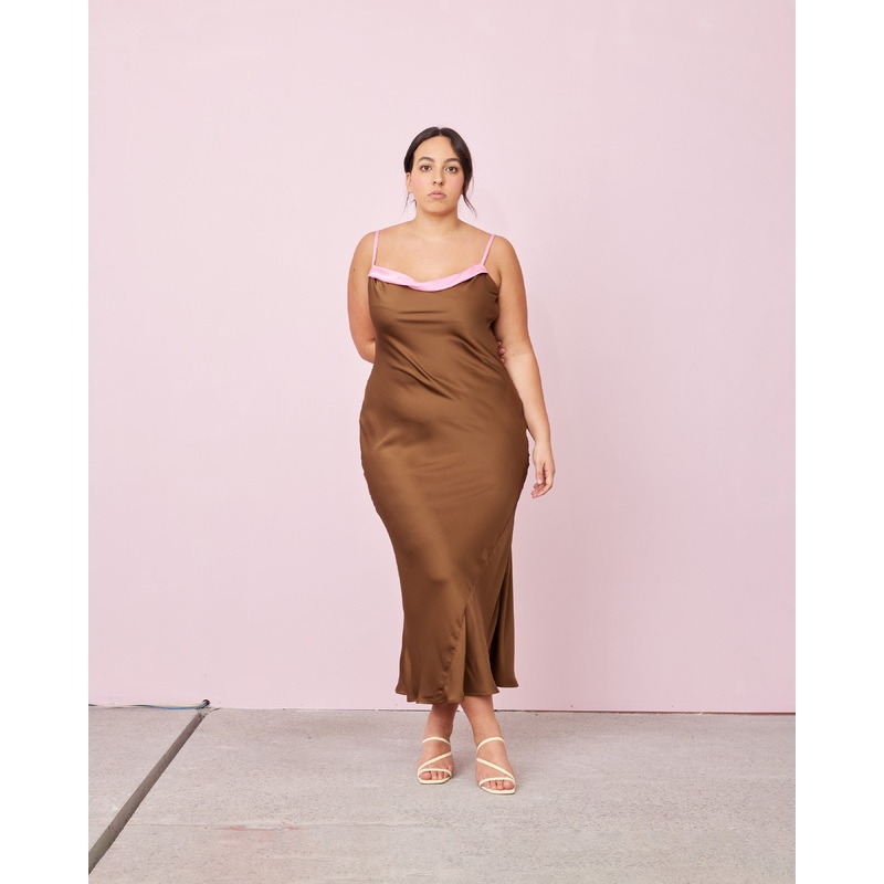 GEMINI SATIN SLIP BRONZE CANDY