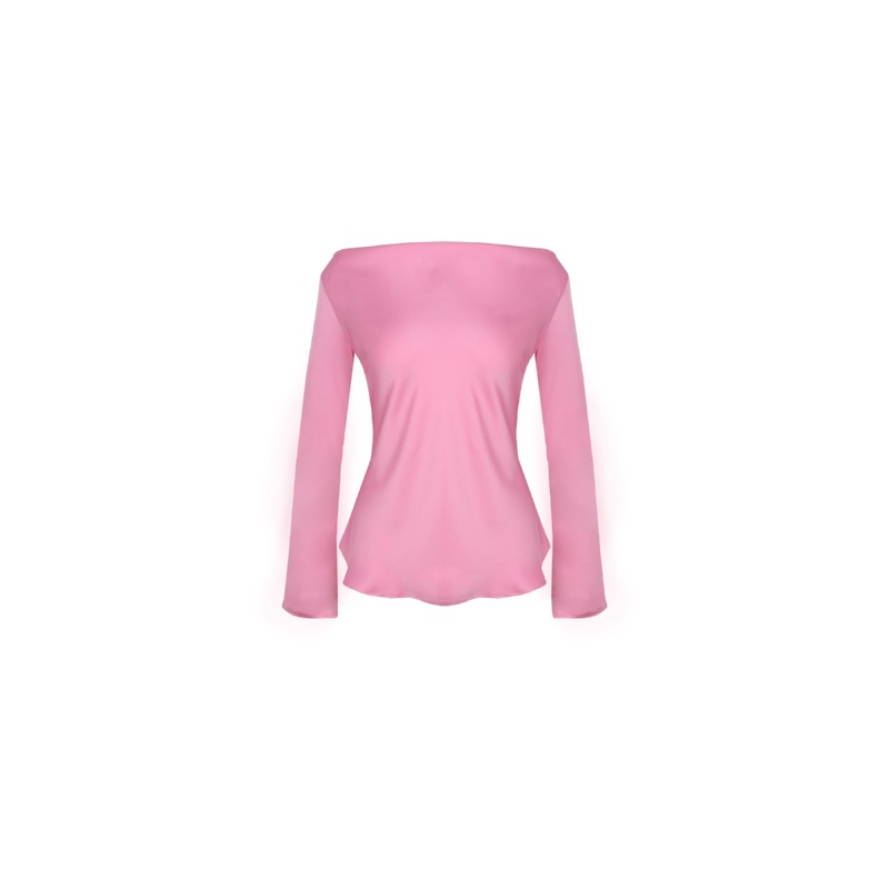 ANDIE SATIN BLOUSE CANDY|4|6|8|10|12|14|16|18|20