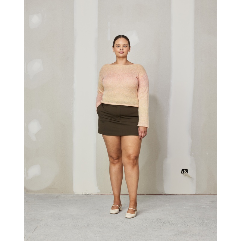 DREAM SWEATER ORANGE PINK|4|6|8|10|12|14|16|18|20