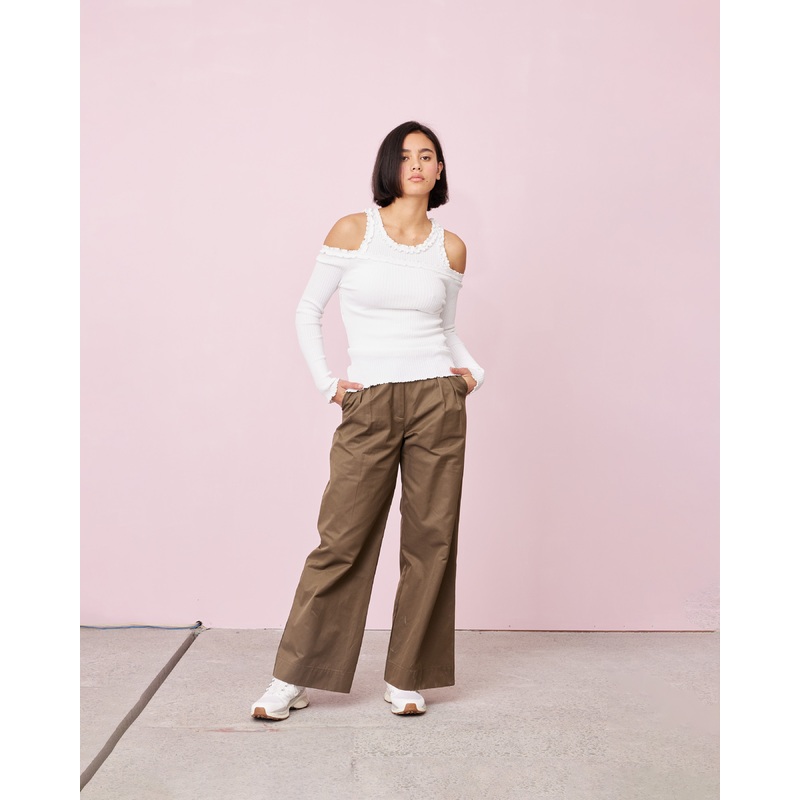 LEWIS PANT OLIVE|4|6|8|10|12|14|16|18|20