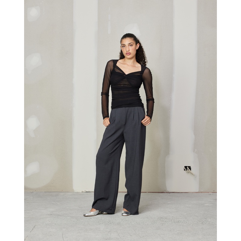 SWEENEY TROUSER CHARCOAL|4|6|8|10|12|14|16|18|20