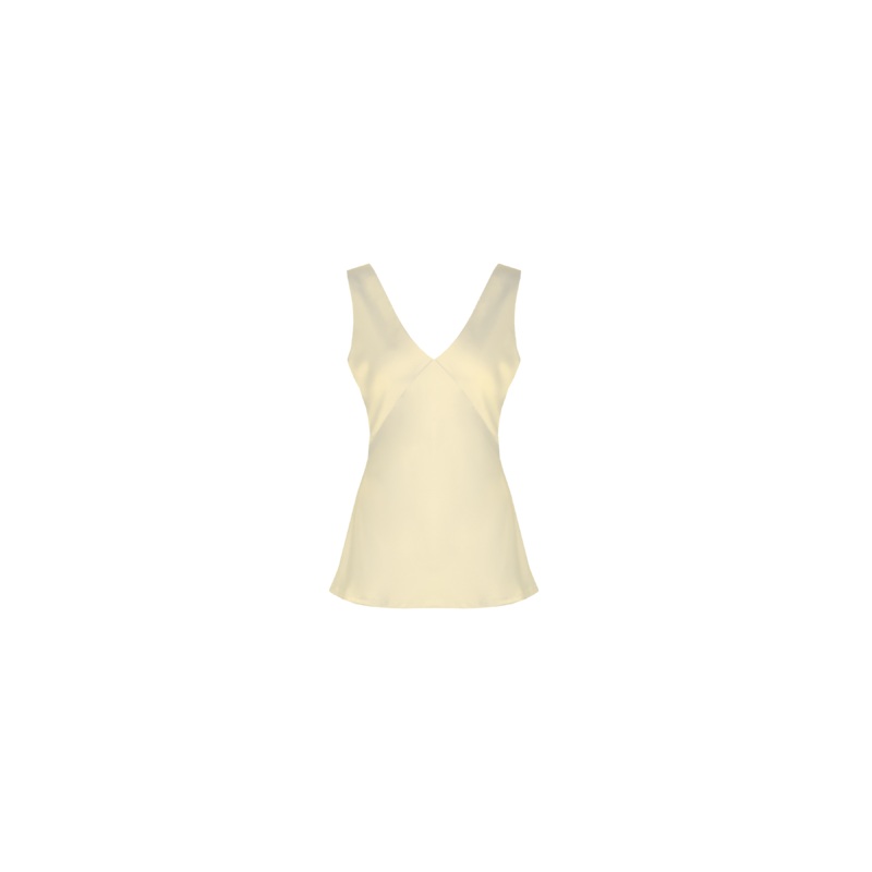 ANDIE SATIN CAMISOLE BUTTER|4|6|8|10|12|14|16|18|20