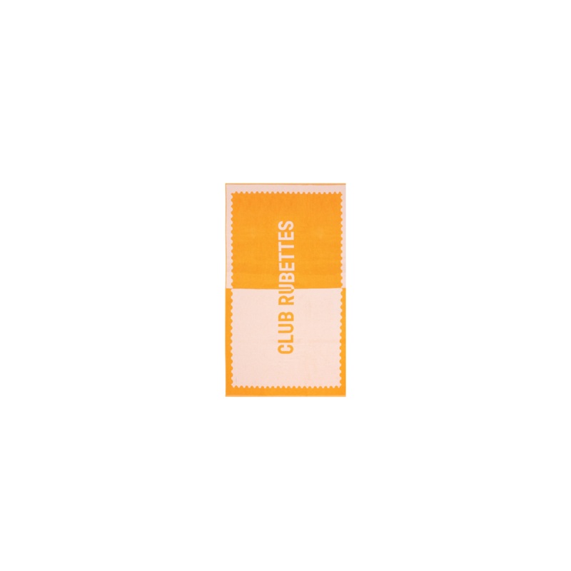 CLUB RUBETTES BEACH TOWEL MARIGOLD/CREAM