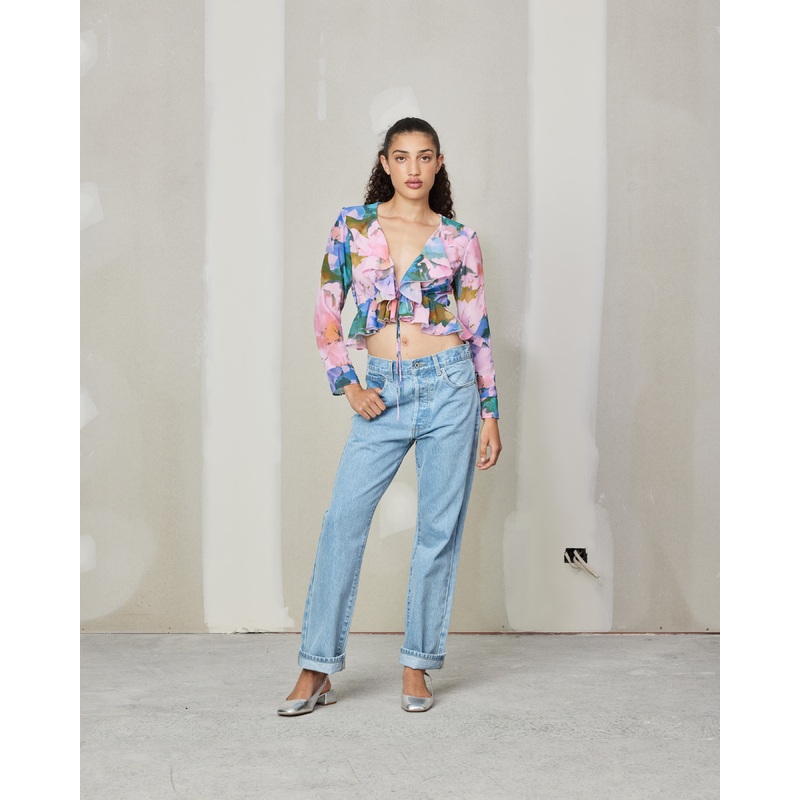 SENSE TIE BLOUSE DREAM FLORAL|4|6|8|10|12|14|16|18|20