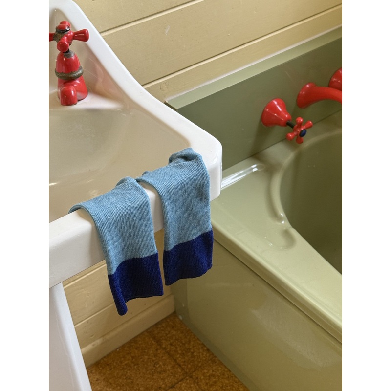 MERINO BLOCK SOCK BB BLUE ULTRA