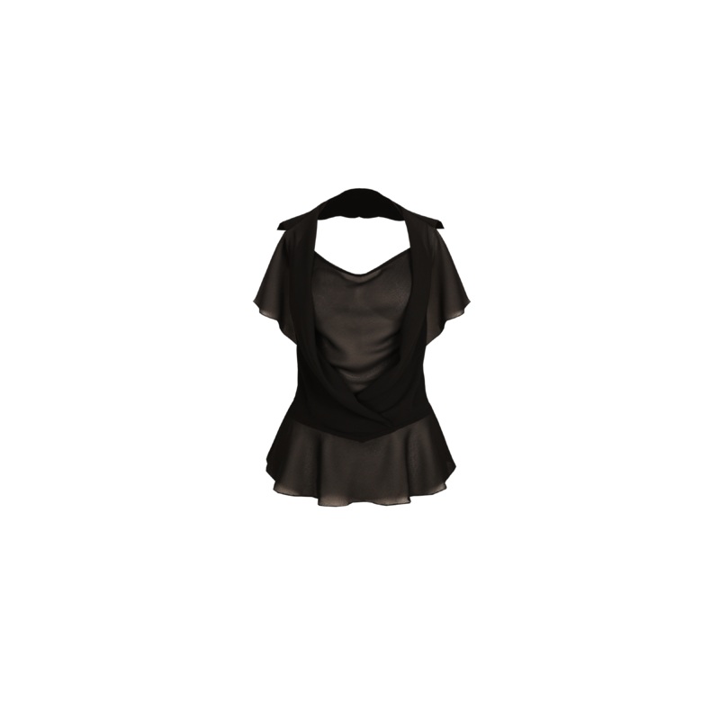 CAROLINA TOP BLACK|4|6|8|10|12|14|16|18|20