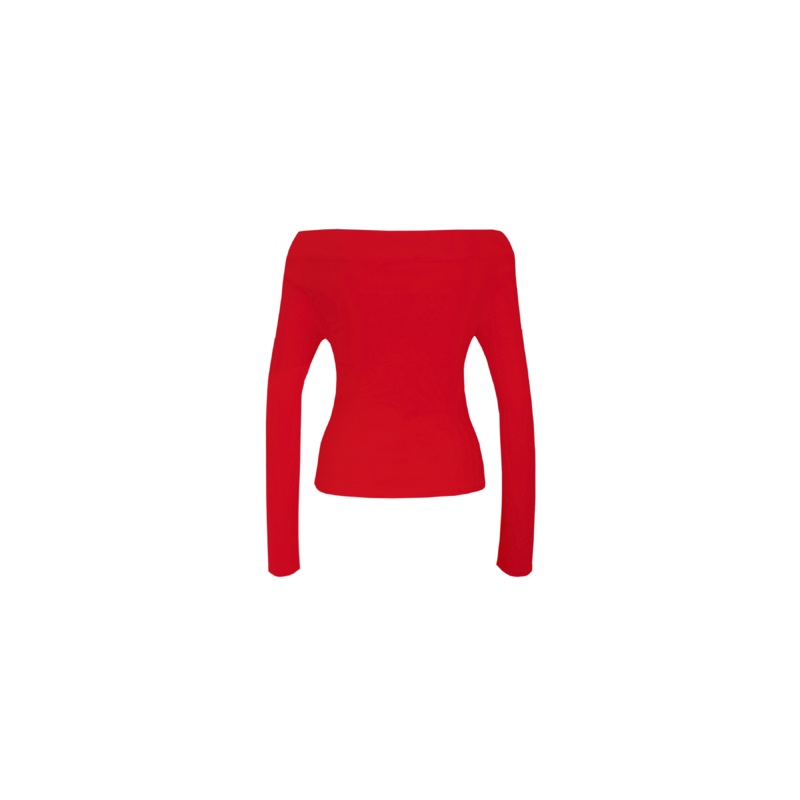 EMMA KNIT LONG SLEEVE  CHERRY|4|6|8|10|12|14|16|18|20