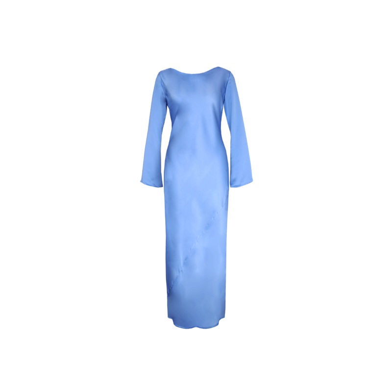 VALERIA DRESS  SUPER SONIC BLUE