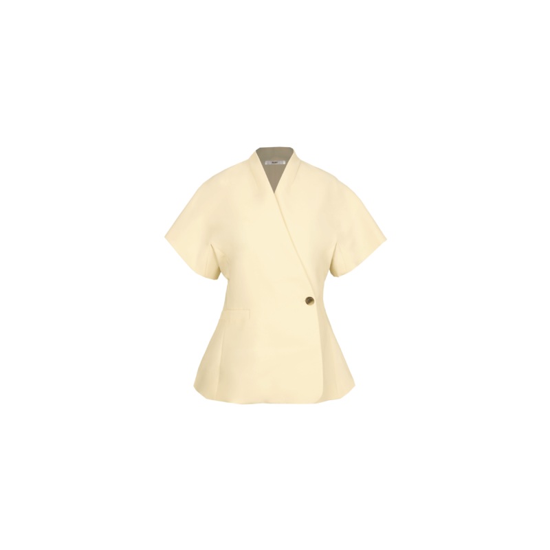 COCO SHORT SLEEVE BLAZER BUTTER