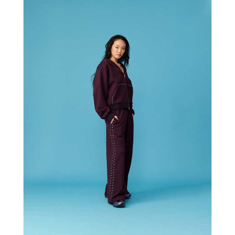 LEX TRACKPANT DEEP PLUM|4|6|8|10|12|14|16|18|20