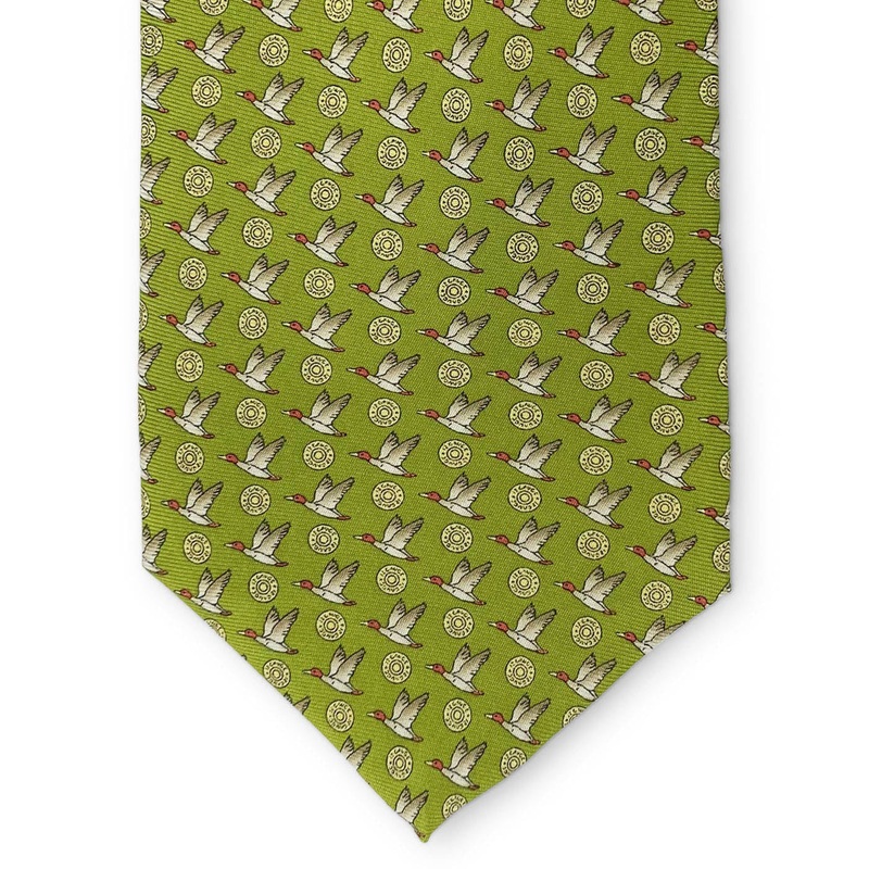 12 Gauge Mallard: Tie – Green